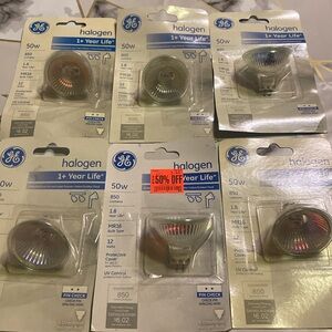 Indoor Outdoor Halogen Flood Lights NWT